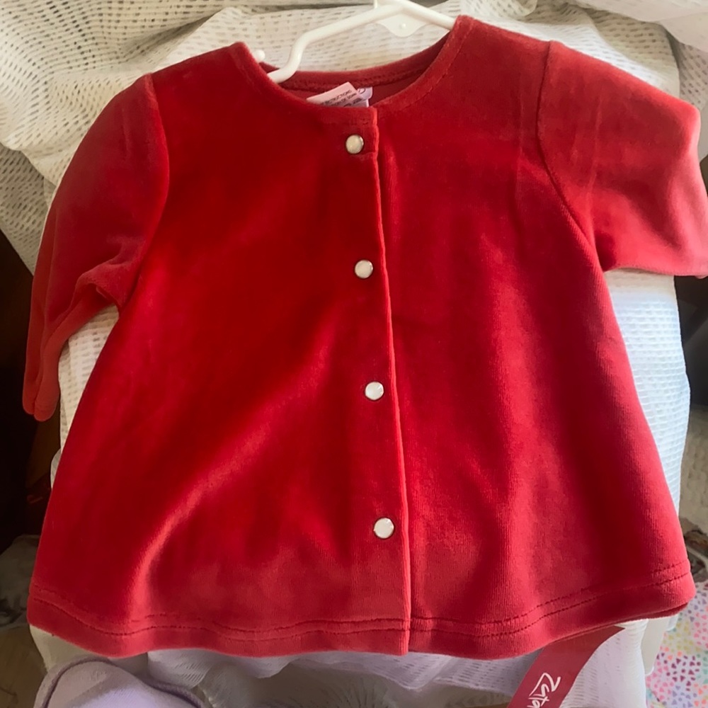 Red baby jacket